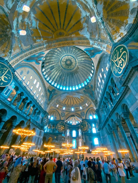 Mezquita de Hagia Sophia en la ciudad de Estambul Turquía