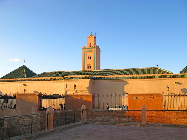 La mezquita de Marrakech, Marruecos