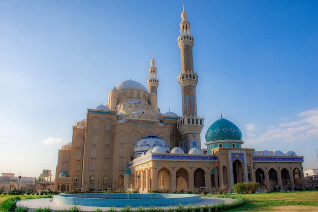 La mezquita más famosa de la ciudad de Erbil, Kurdistán.