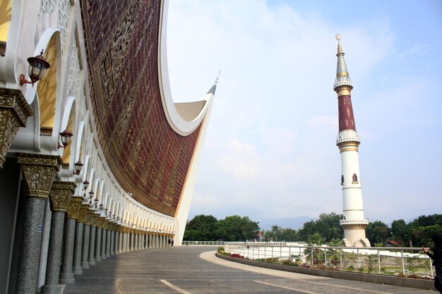 Foto una mezquita masjid raya sumbar