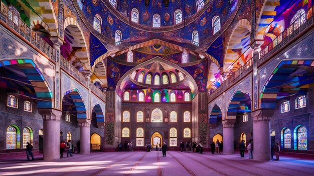 La mezquita Nasir ol molk en Shiraz, Irán