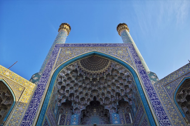 Mezquita en la plaza Naqsh-e Jahan en Isfahan, Irán