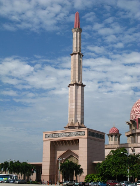 La mezquita en Putrajaya Malasia