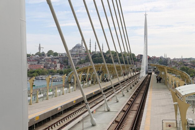 Mezquita de Suleymaniye en la ciudad de Estambul