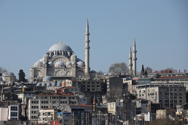 Mezquita de Suleymaniye en Estambul Turquía