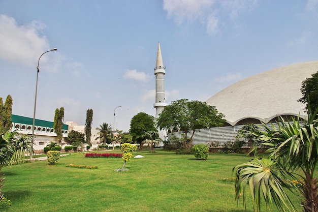 Mezquita Tooba en el centro de Karachi, Pakistán