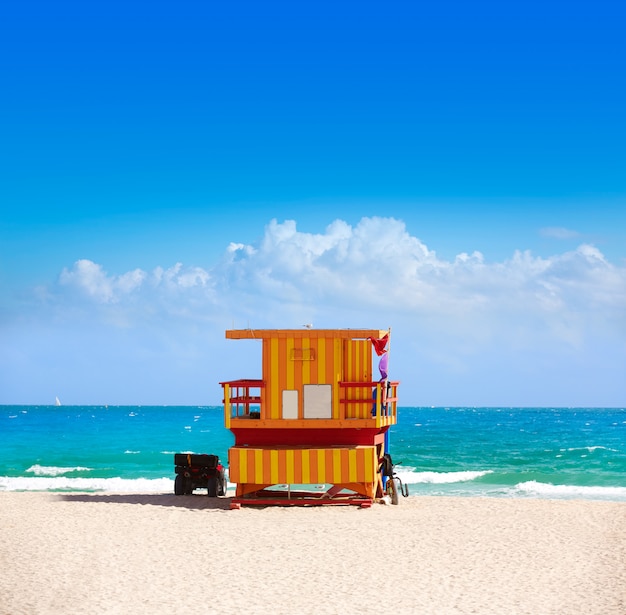 Miami Beach Baywatch Tower Südstrand Florida