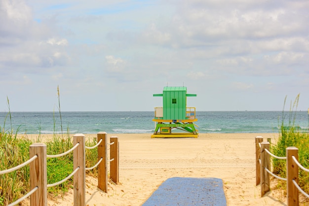 Miami beach, flórida, vista panorâmica de miami, south beach, flórida, eua