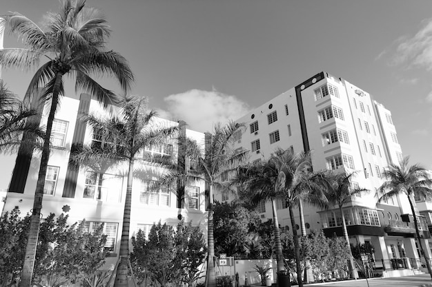 Miami USA 15. April 2021 Artdeco Heathcote Apartments am Ocean Drive in Florida