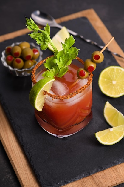 Michelada, a bloody mary mexicana