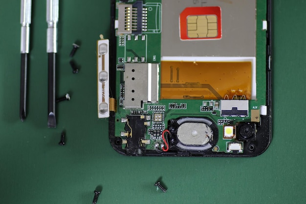 Micro reparación de chip de teléfono