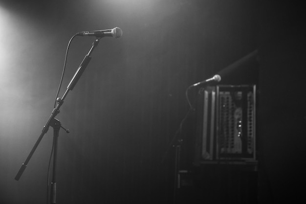 Micrófono en el escenario