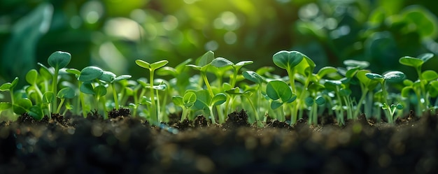 Microgreen sprout crescendo em gravidade zero imaginando o futuro da agricultura espacial conceito agricultura espacial experiências de microgravidade futuro da agricultura exploração espacial tecnologias inovadoras