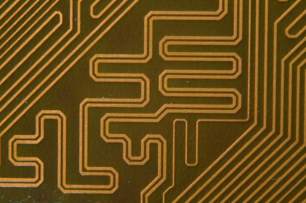 Microprocesador en el fondo del microcircuito de la placa base