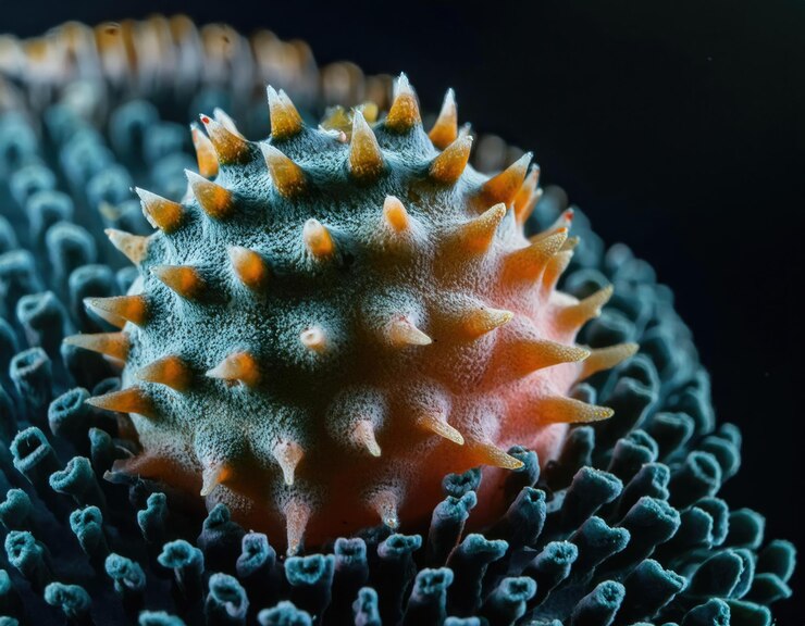Foto microscopía educativa de los virus respiratorios
