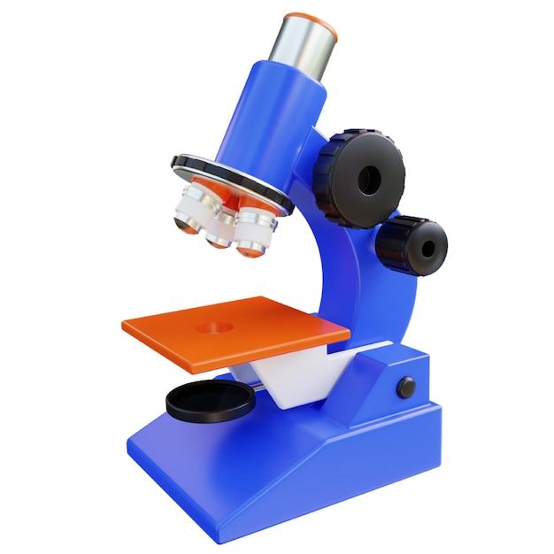 El microscopio azul
