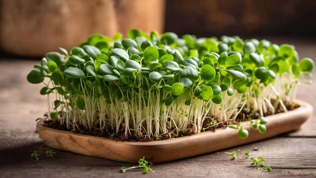 Los microvegetales generan alimentos frescos y saludables generados con IA