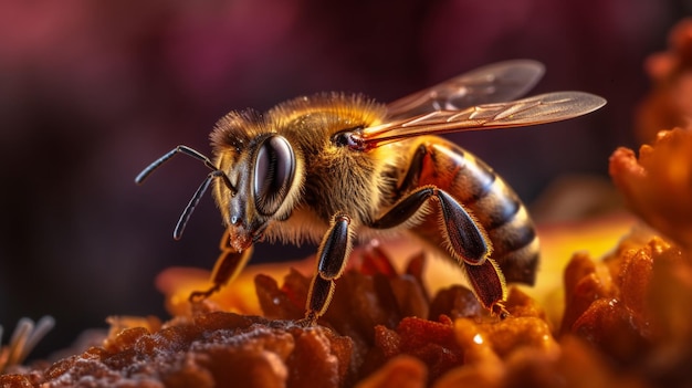 Miel de abeja IA generativa