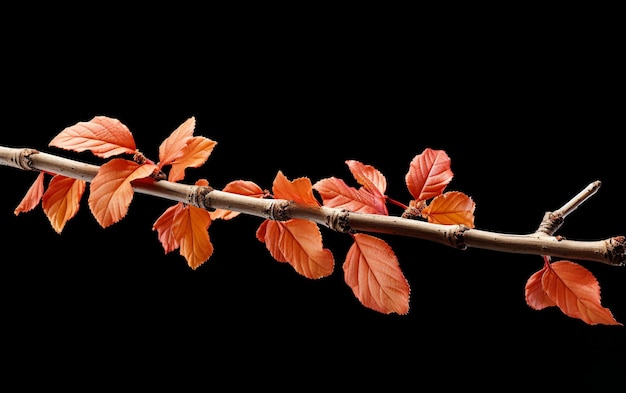 Foto el miembro solitario de la viga de cuerno en otoño