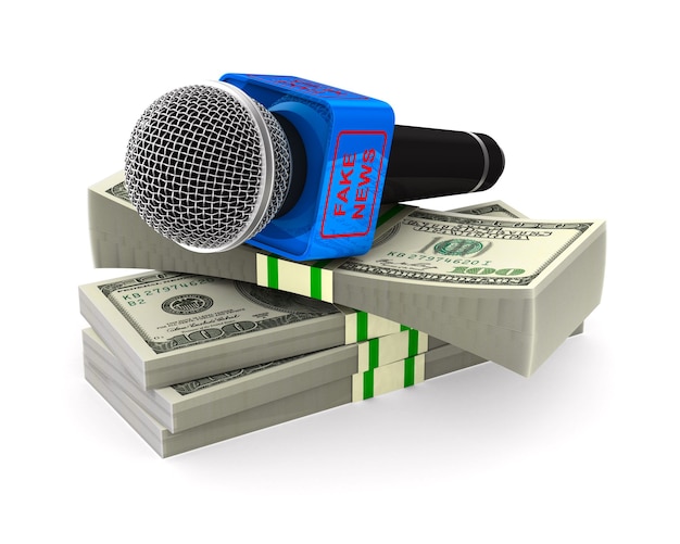 Mikrofon und Geld für Leerzeichen