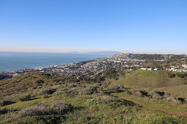 Milagra Ridge San Bruno und Blick auf den Pazifischen Ozean