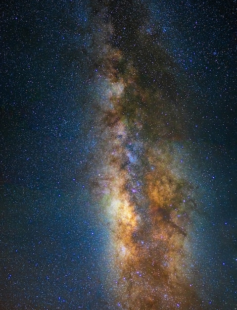 Milchstraße auf dem dunklen Himmel Hintergrund