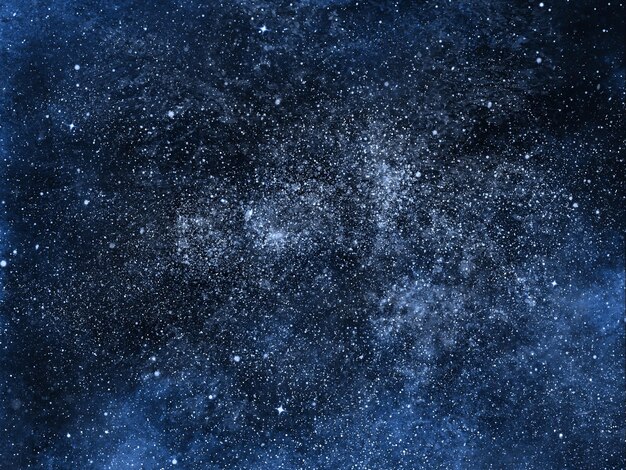 Milchstraßen-Galaxie mit Sternen und Raumstaub im Universum Langbelichtungsfoto mit Korn