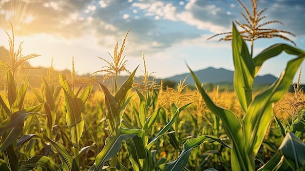 Milho de explorações agrícolas