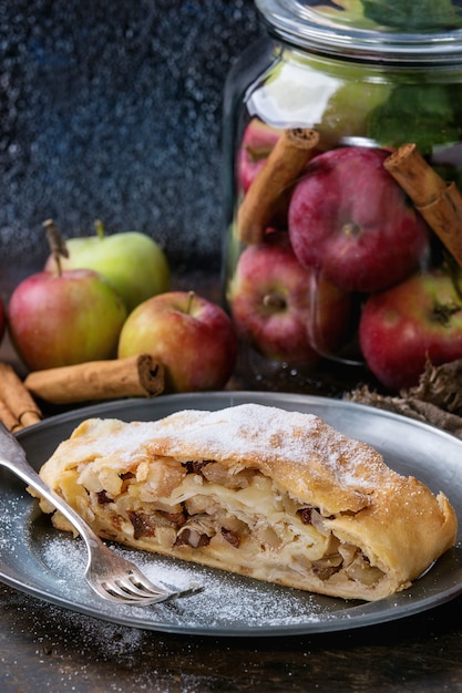 Milhojas de manzana caseras