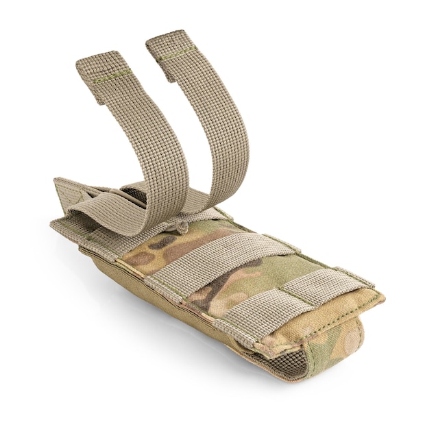 Militärtasche für Patronen in Multicam-Tarnung für Molle-System. Tasche für Bullet-Magazine