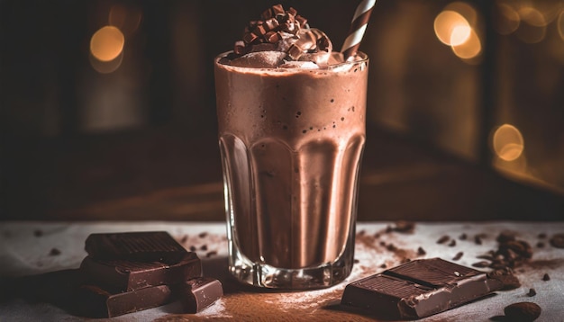 Milkshake de chocolate