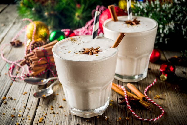 Milkshake de gemada de natal