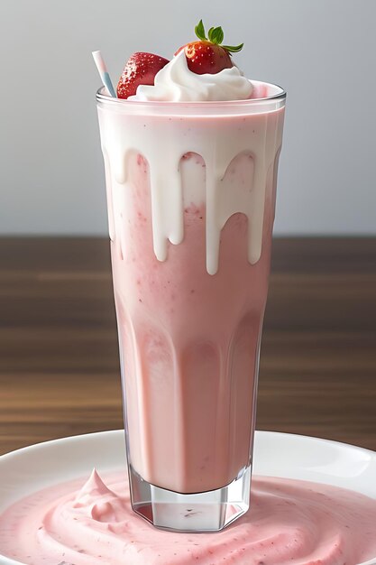 Milkshake de morango