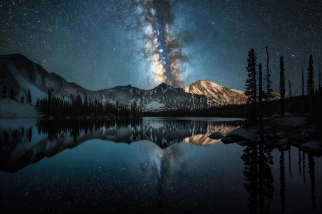 Milkyway auf einem bayerischen See