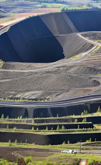 Foto mina de carbón