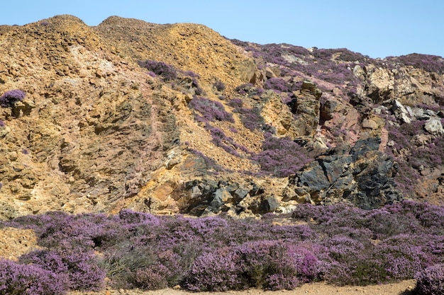 La mina de cobre de montaña Parys Amlwch Anglesey Gales