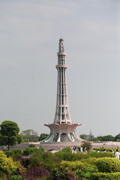 Minarepakistan Tower Pakistan Monument, Lahore, Paquistão