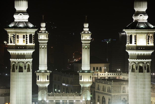 Foto minaretes de makkah kaaba