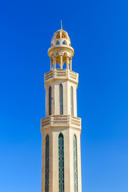 Minarett der Moschee in der Stadt Hurghada Ägypten