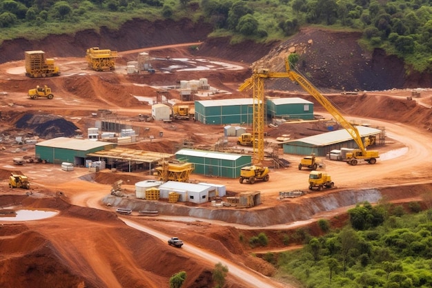 Foto las minas de oro históricas de ghana