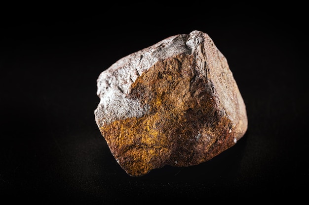 Mineral de hematita la principal fuente de hierro para la fabricación de acero materia prima para la industria metalúrgica y sirúrgica
