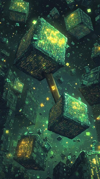 Minería del futuro de la cadena de bloques y las criptomonedas