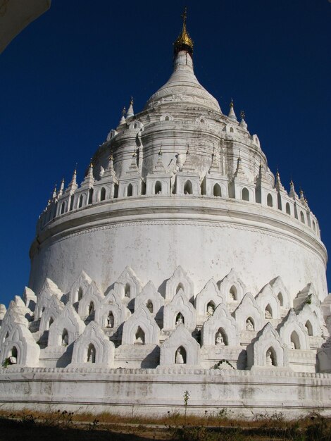 Foto mingun pahtodawgyi stupa río irrawaddy myanmar