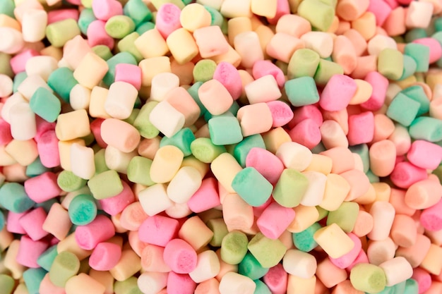 Foto mini bunte marshmallows