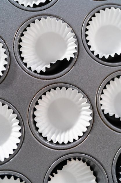 Mini-Cupcakes mit amerikanischer Flagge