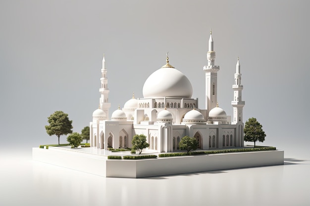 Mini-einfache Moschee Fotografie