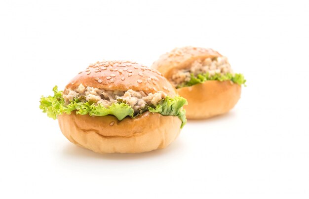 mini hamburguesa de atún