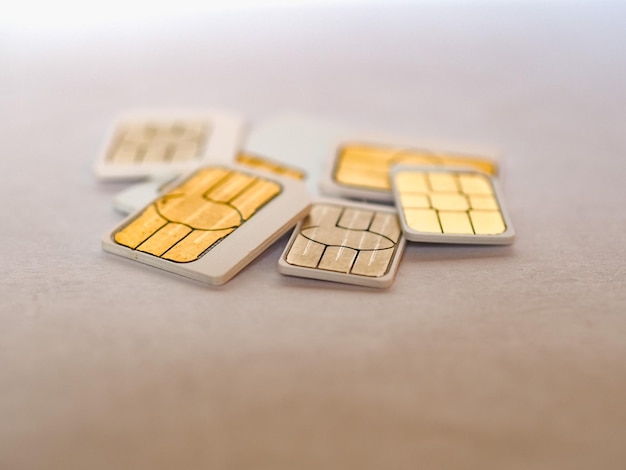 Mini-Mikro- und Nano-Sim für das Telefon