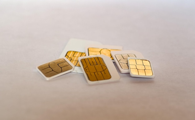 Mini-Mikro- und Nano-Sim für das Telefon