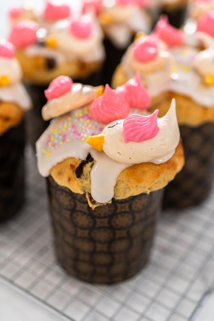 Mini Pão de Páscoa Kulich